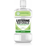 Listerine naturals Gum Protection Mild Taste Mouthwash vodica za ispiranje usta bez alkohola za jačanje zubne cakline 500 ml