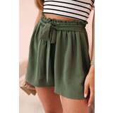 Kesi Włoski Shorts tied at the waist khaki | shoptok.hr