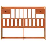  Vzglavje s predelki voščeno rjavo 150 cm trdna borovina, (21653180) | Shoptok.si