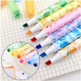  Highlighters In Pen Fruit Stamps Colored Scented 6 Pcs | shoptok.hr