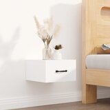  Zidni noćni ormarići 2 kom bijeli 35 x 35 x 20 cm | shoptok.hr