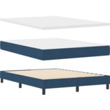  Postelja boxspring z vzmetnico z vzmetnico Modra 140 x 190 cm, (5000125775) | Shoptok.si