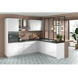 Marinelli Cucine Predsestavljena kotna kuhinja Gemma (Š x G: 250 x 225 cm, Z električnimi napravami, Umivalnik desno) | Shoptok.si