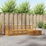  Set vanjskih sofa Prirodna 245,5 x 162,5 x 73 cm | shoptok.hr