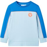  Dječja topla majica jarkoplava i svjetloplava 128 | shoptok.hr