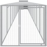  Kavez za kokoši s igralištem svjetlosivi 110x1221x110cm čelični | Shoptok.si
