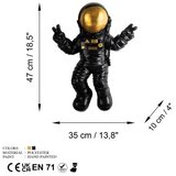 WALLXPERT Zidna dekoracija Kozmonaut 2, 35 x 47 x 10 cm, Šarena | Eponuda.ba