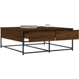  Stolić za kavu smeđa boja hrasta 100x99x40 cm konstruirano drvo | Eponuda.ba