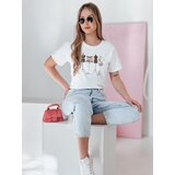 DStreet T-shirt damskie z nadrukiem MANETEE biały | Shoptok.si