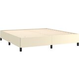  Okvir za krevet krem 160x200 cm od umjetne kože | shoptok.hr