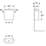 Geberit MONOBLOK SELNOVA BALTIK RIMLESS KOMPLET SA SOFT-CLOSE DASKOM GEBERIT | ePonuda.com