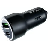  Avtomobilski polnilec za naprave s priključkom USB-C / USB-A, dvojni, 20W | Shoptok.si