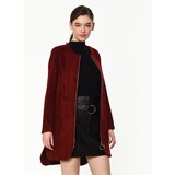 Dewberry Z6603 LADIES' COAT-BURGUNDY | shoptok.hr