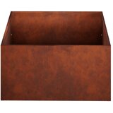  Vrtna saksija 2 kom. Rđa 40 x 40 x 30 cm Otporni čelik - Otporni čelik 40 x 40 x 30 cm 2 | shoptok.hr