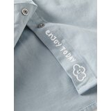 Reserved - Pamučna košulja s vezom - bljedoplavo | shoptok.hr
