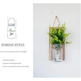 DYBOHF 2x dekoracija v kozarcu z umetno rastlino | Shoptok.si