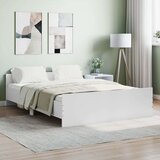 vidaXL Okvir kreveta s uzglavljem i podnožjem bijeli 140 x 190 cm | shoptok.hr