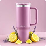  Vakuumska termos šalica sa slamkom 1180 ml Berdsen – ružičasta | shoptok.hr