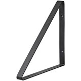 DOLLE zidna konzola Bermuda (250 x 25 x 250 mm, Opteretivost: 25 kg, Metal, Crne boje) u