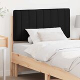  Tapecirani uzglavlje Smeđa i crna 90 cm Čvrsto borovo drvo | shoptok.hr