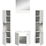 MID.YOU Kopalnica Boston, Bela, 4-Delna | Shoptok.si