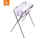 Stokke otroška banjica flexi bath® lavender + podpora za novorojenčka + zložljivo stojalo za banjico flexi bath® grey Cene