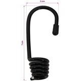  Bungee užadi s kukama 6 mm Crna PP i guma | shoptok.hr