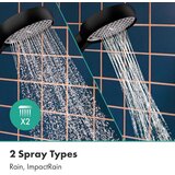 Hansgrohe 28648670 Activera Q 290/180 1jet EcoSmart stenska termostatska armatura s tuš setom | Shoptok.si