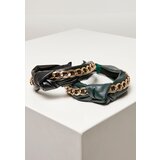 Urban Classics Alice Band with Chain 2-Pack black/bottlegreen | Shoptok.si