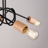 Nice Lamps Črna/v naravni barvi stropna svetilka 15x61 cm Tumber – | Shoptok.si