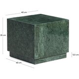 Kave Home Marmorna stranska mizica 40x40 cm Sorein – | Shoptok.si