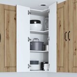  Zidni kutni ormar Umjetnički hrast 57 x 57 x 100 cm | shoptok.hr