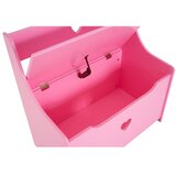 Premier Housewares Rožnata otroška omarica s klopjo 60x62x34 cm Pink Heart – | Shoptok.si