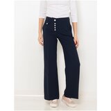 Camaieu Dark blue wide fit trousers - Women | shoptok.hr
