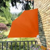 vidaXL Zložljivo stransko platno za balkon terakota 140x140 cm | Shoptok.si