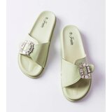 Gemre Green flip-flops adorned with rhinestones Griegsvei | Shoptok.si