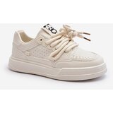 Boto Women's Beige Faux Leather Sneakers Avanalis | Shoptok.si