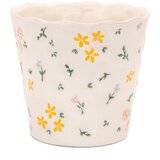 Sass & Belle Ukrasna tegla za cvijeće od kamenine ø 11 cm Ditsy Floral – Cijene