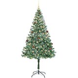 vidaXL Umestno božično drevo med 300 LED Zelena 180 cm PVC in Jeklo | Shoptok.si
