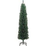 vidaXL Umestno božično drevo Zelena 180 cm PVC in Jeklo in Plastika | Shoptok.si