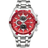 Curren Sat EN-14400 - Srebrna/Crvena Cijene