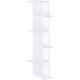 MID.YOU KOTNI REGAL 37/140/37 cm bela | Shoptok.si