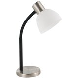 Eglo stolna lampa macere E14 25w, nikl/bijela, mat Cijene