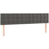 Maison Chic Posteljno vzglavje - Vzglavna omarica 2 kosa temno sivo 80x5x78/88 cm žamet, (22077457) Cene