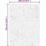 vidaXL Preproga s kratkimi vlakni mehka pralna gozdno zelena 240x340cm | Shoptok.si