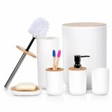Vilde 568054 - Set od 6 kupatilskih dodataka - Beli cene
