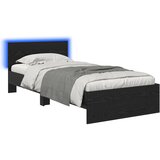  Krevetna konstrukcija s LED svjetlom Crni hrast 80 x 200 cm | Eponuda.ba