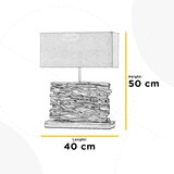 Lesnina XXXL NAMIZNA SVETILKA 40/50/15 cm | Shoptok.si