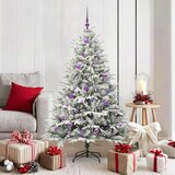 vidaXL Umjetno božićno drvce s rasvjetom i setom kuglica Zelena 150 cm | shoptok.hr