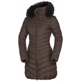 NORTHFINDER VONILA Ženska zimska jakna, smeđa, veličina